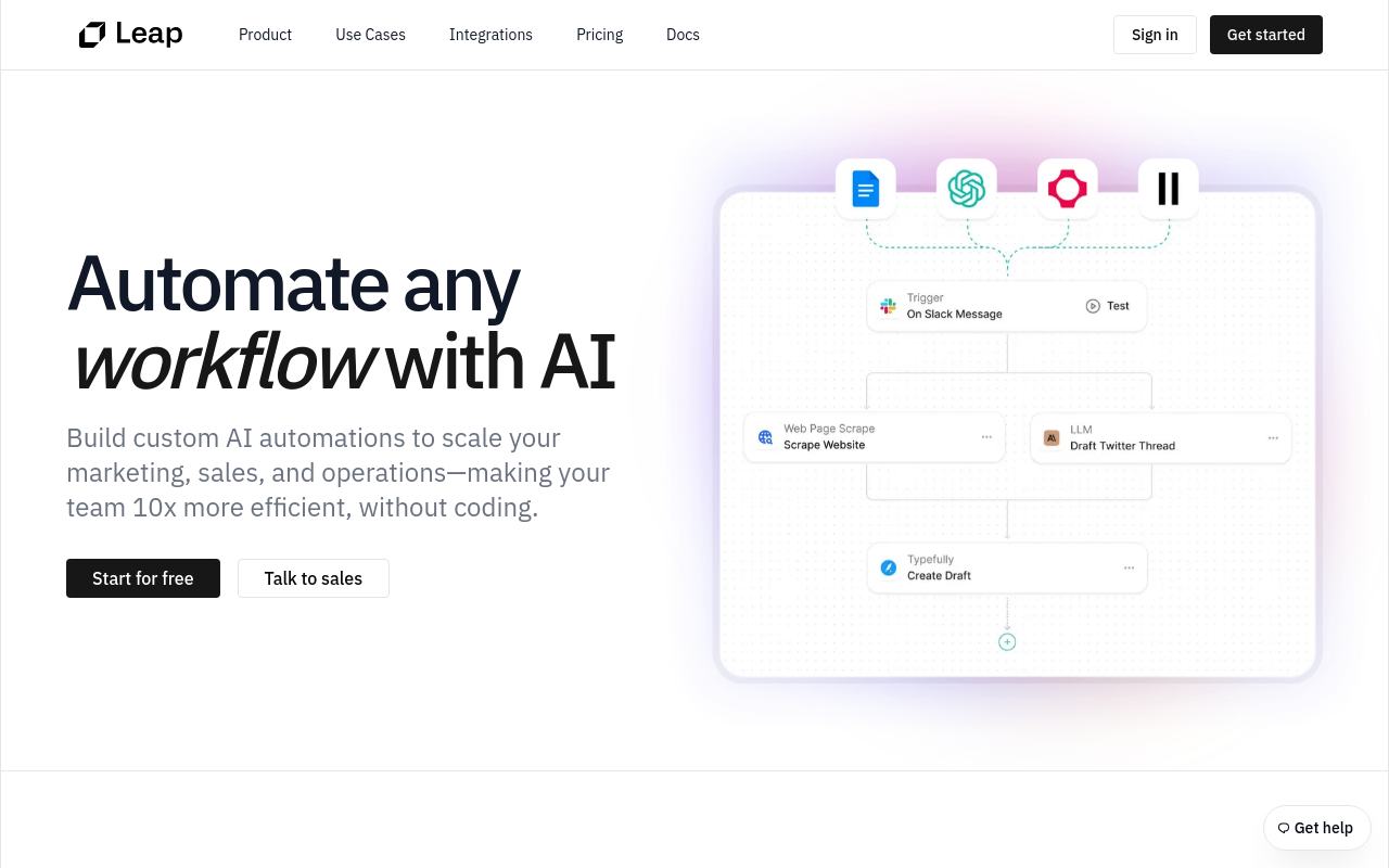 Leap AI 