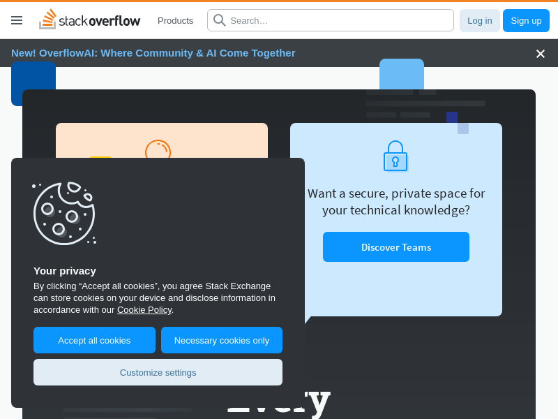 Stack Overflow For Teams
