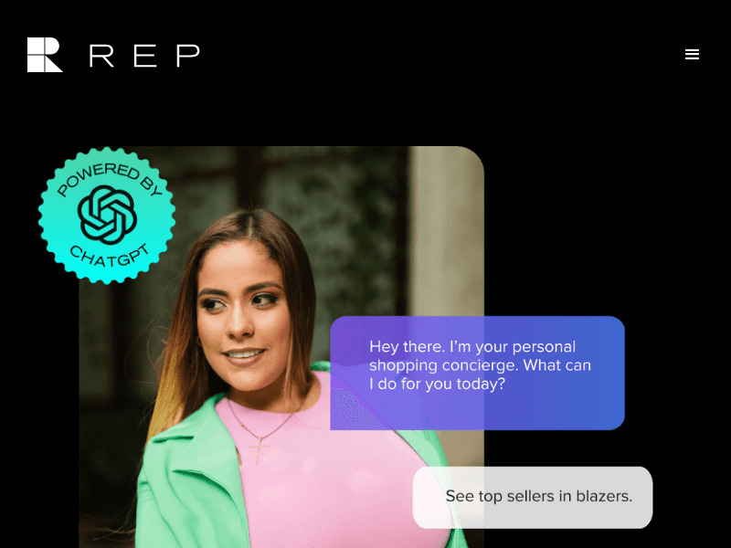 Rep AI: Sales Concierge For Ecommerce