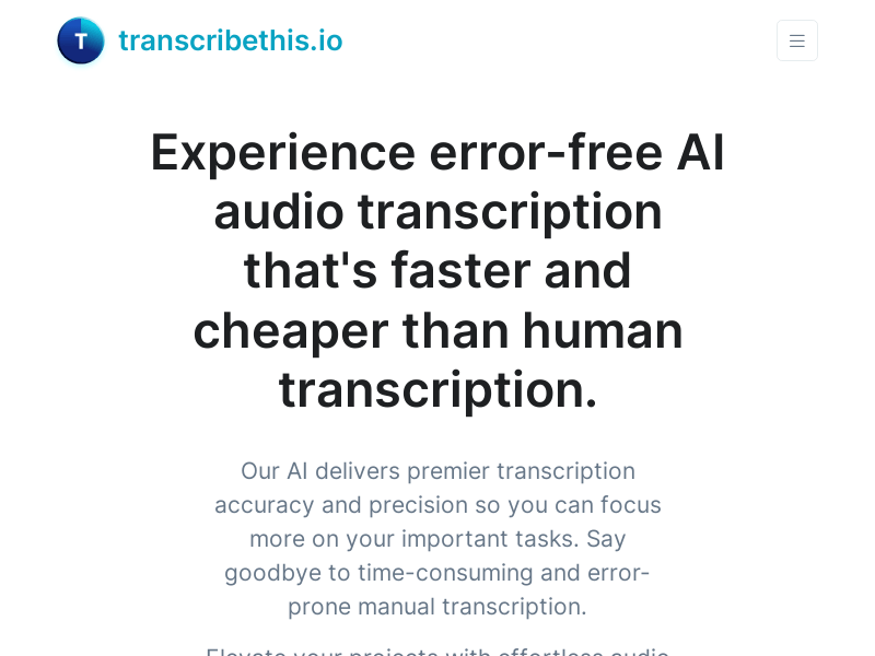 Transcribethis.io