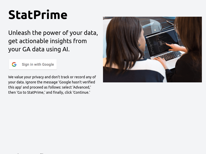 Statprime AI Data Analyser
