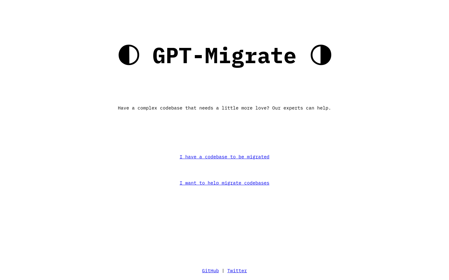GPT Migrate