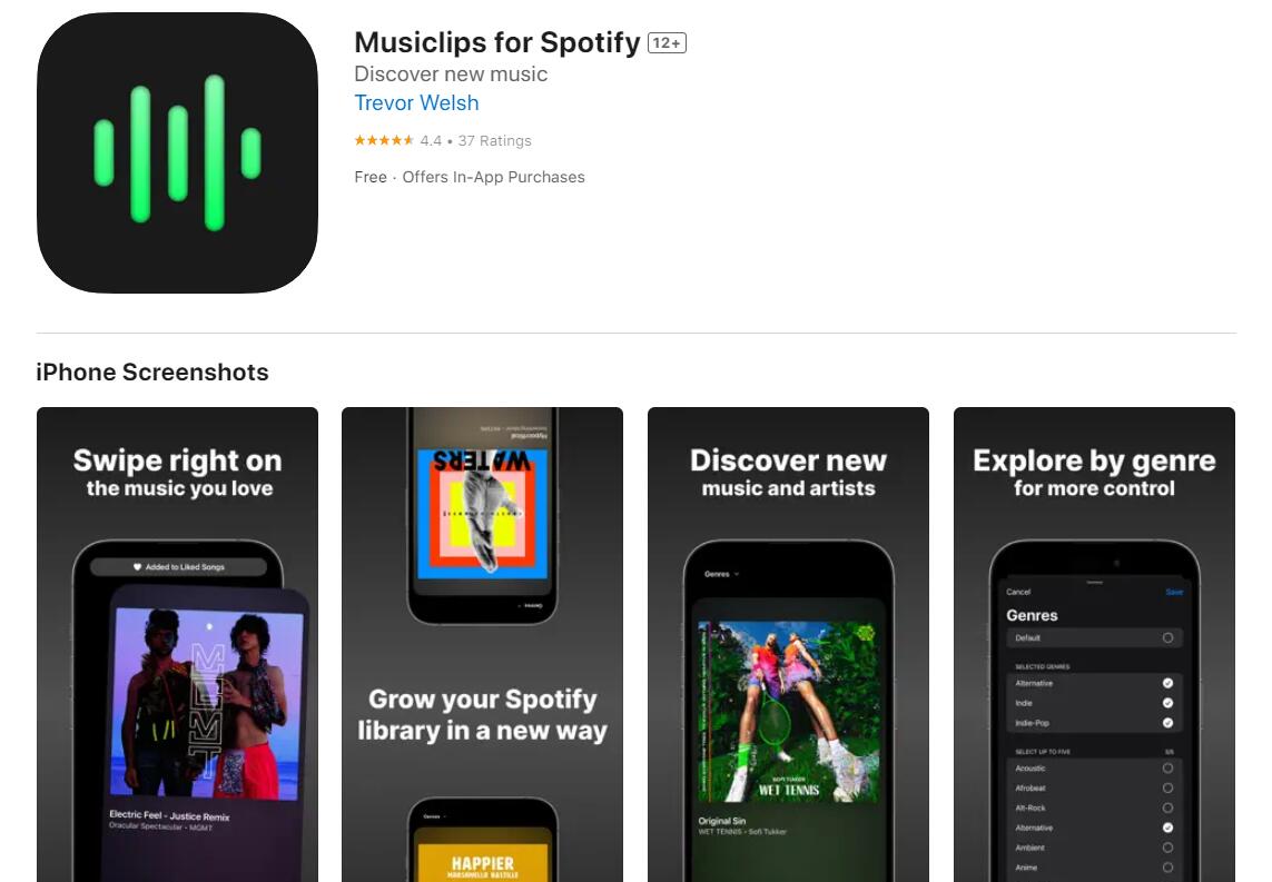 Musiclips For Spotify