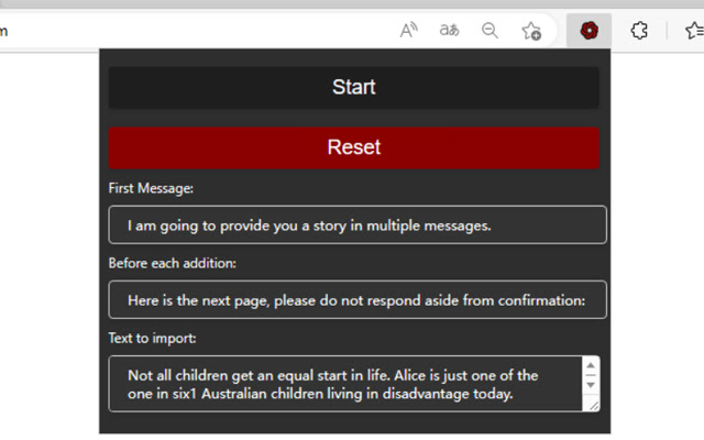 Chat Gpt Long Text Input
