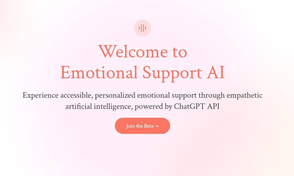 Emotional Support AI