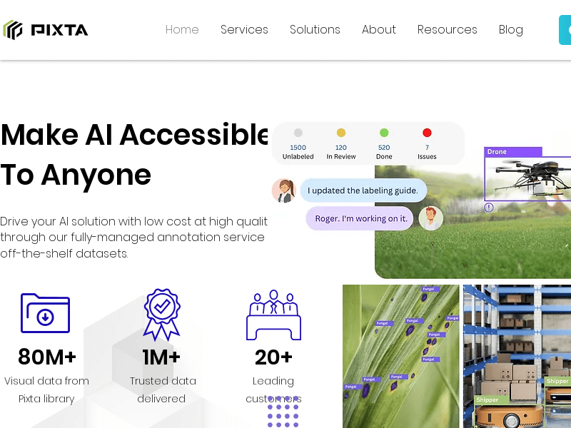 PIXTA AI   AI/ML Training Data Service