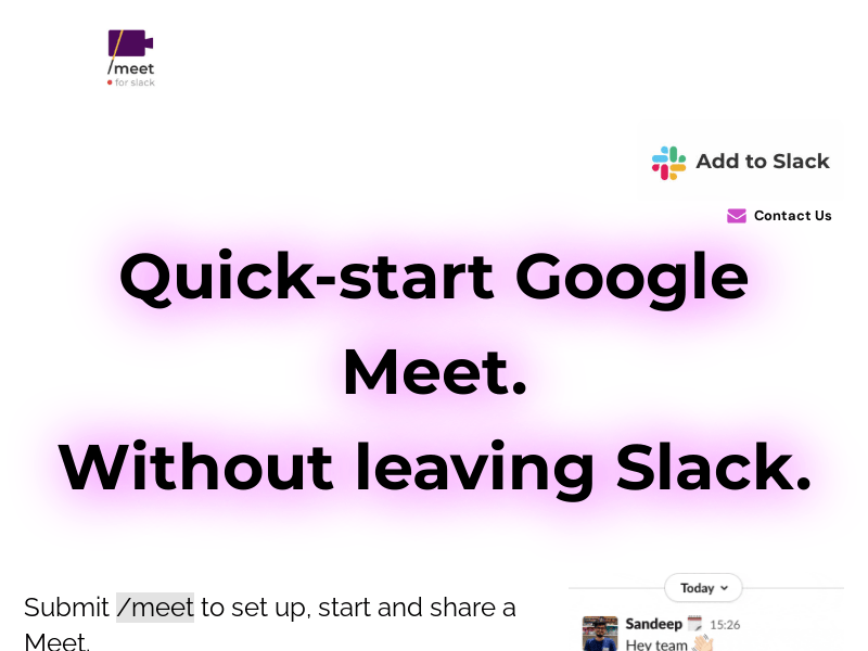 Meet AI For Slack