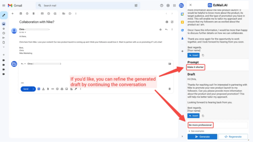 Ezmail.ai Extension