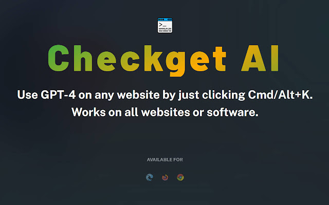 Checkget AI   Smart Assistant For ChatGPT