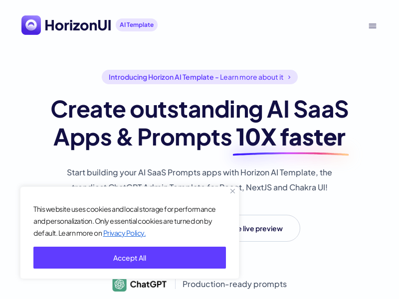 Horizon AI Template