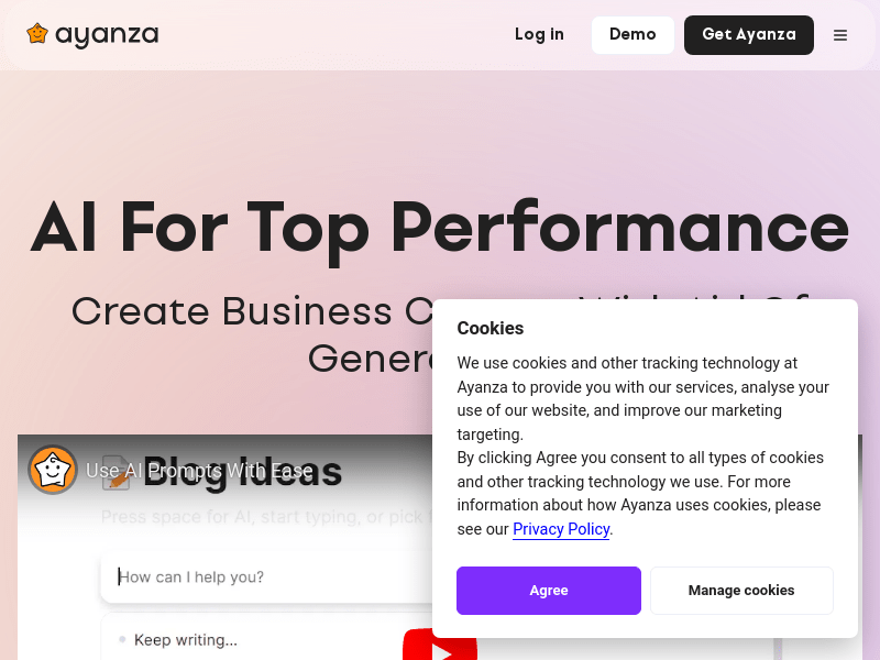 100+ AI Business Prompts