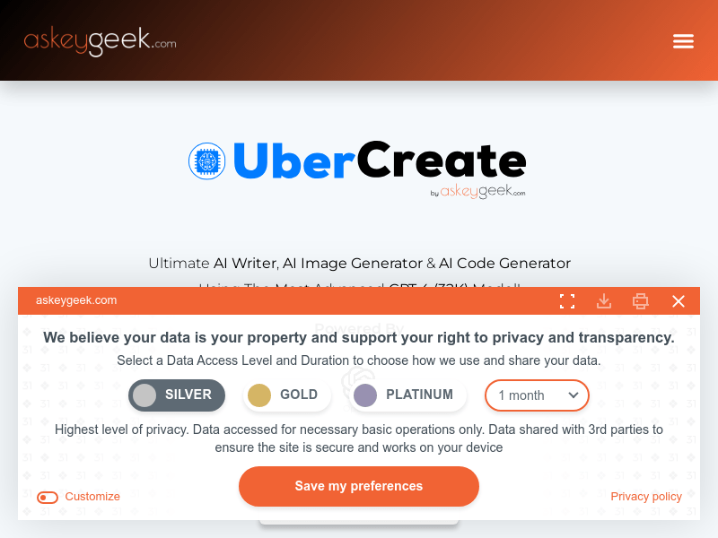 Ubercreate