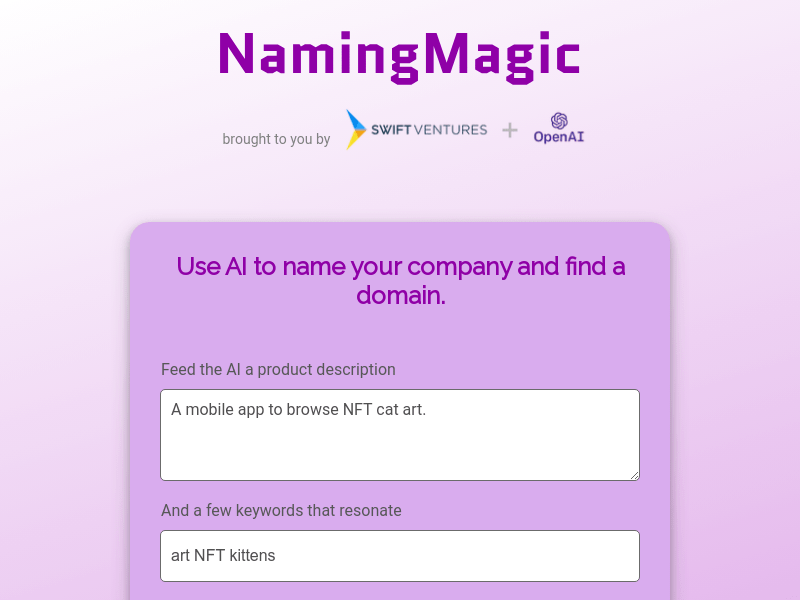 Naming Magic