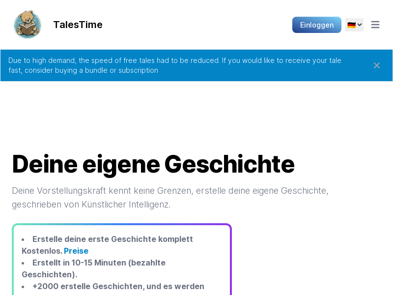 Talestime