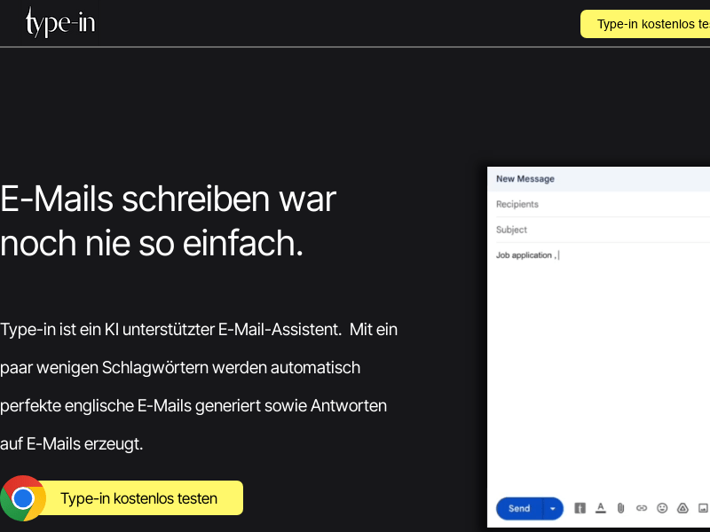 Type In Write Emails In Seconds!!