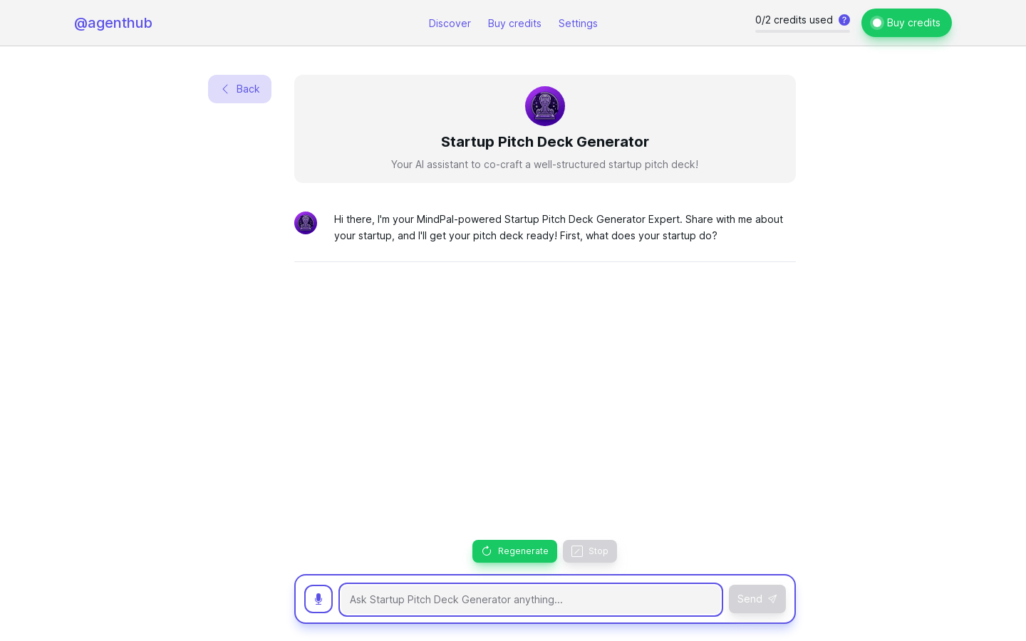 Startup Pitch Deck Generator