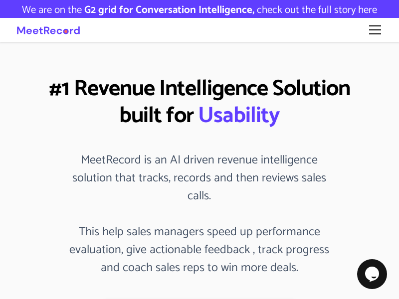 End To End AI Coaching By MeetRecord