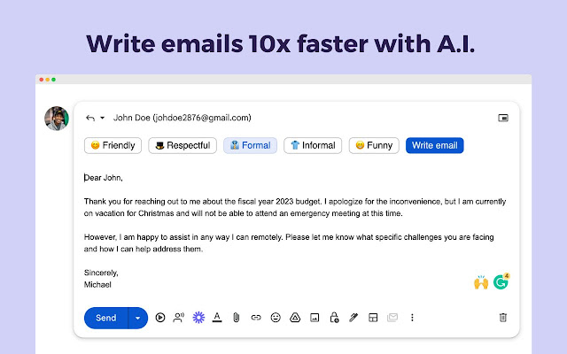 Addy AI   ChatGPT Email Assistant