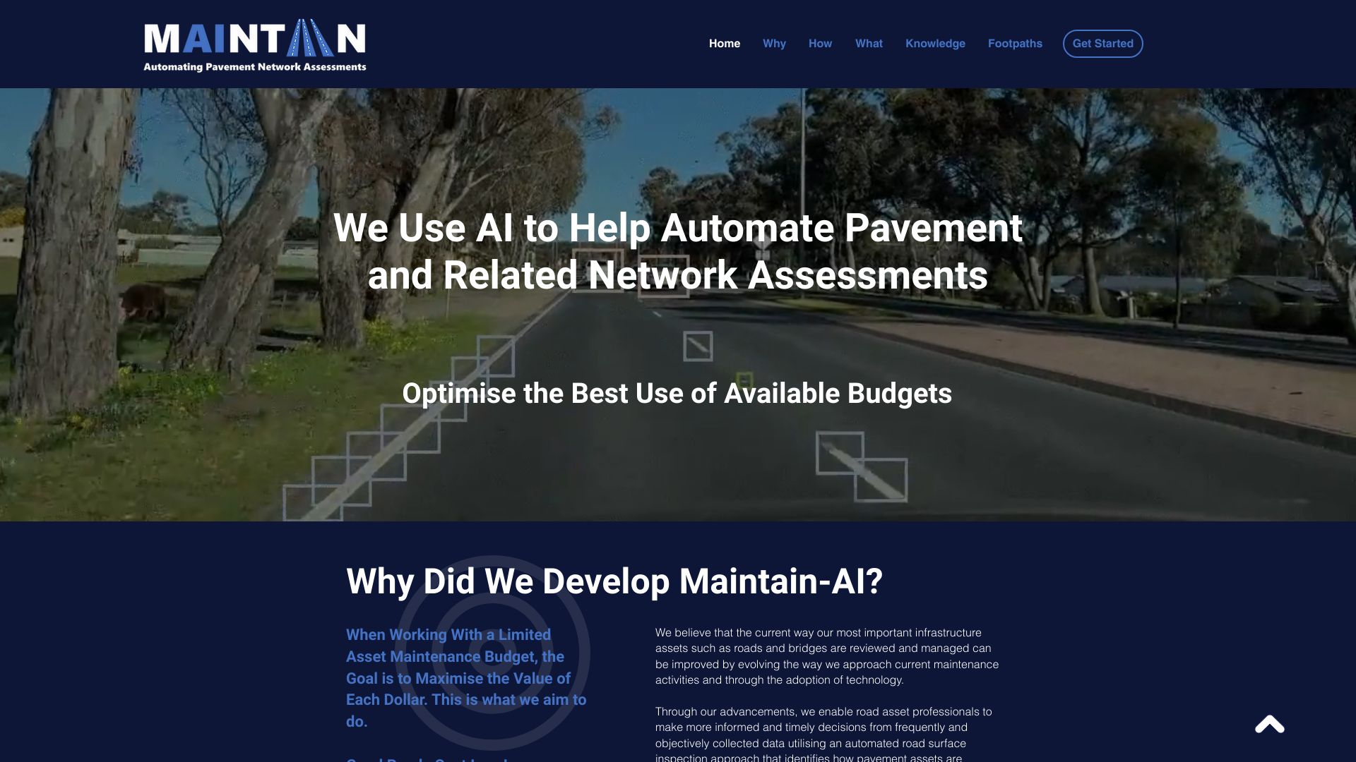 Maintain AI   Good Roads Cost Less
