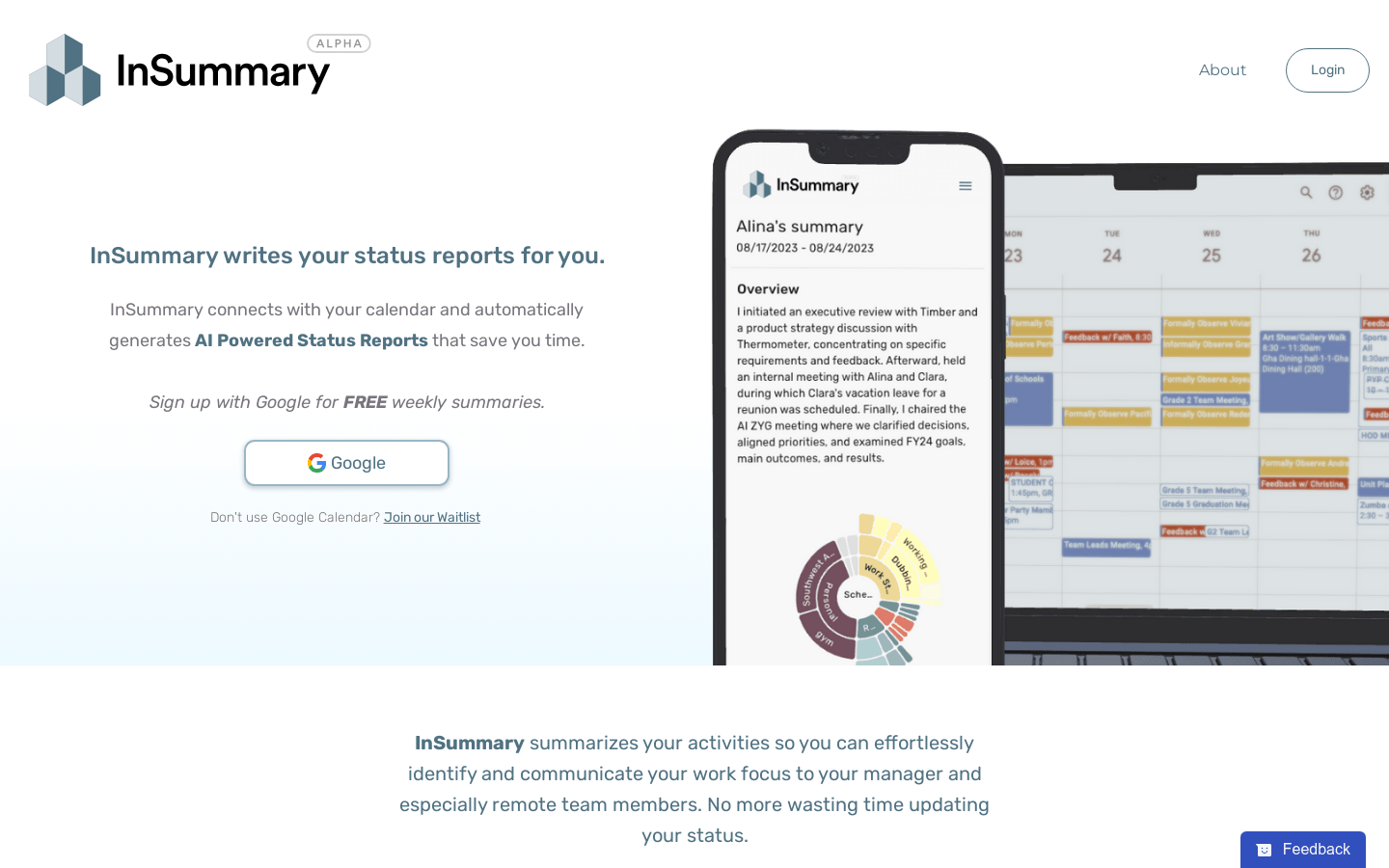 Insummary