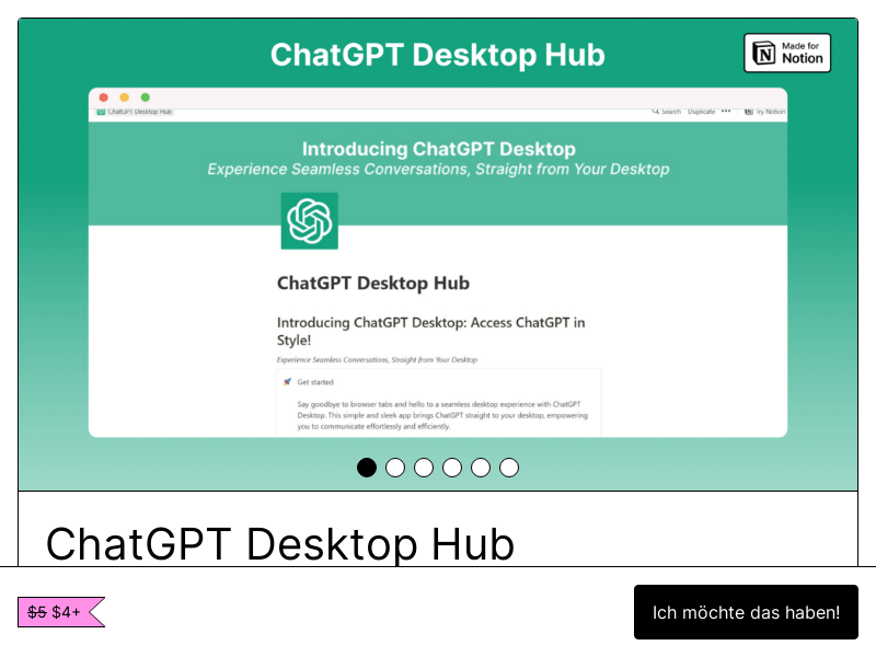 Chatgpt Desktop Hub