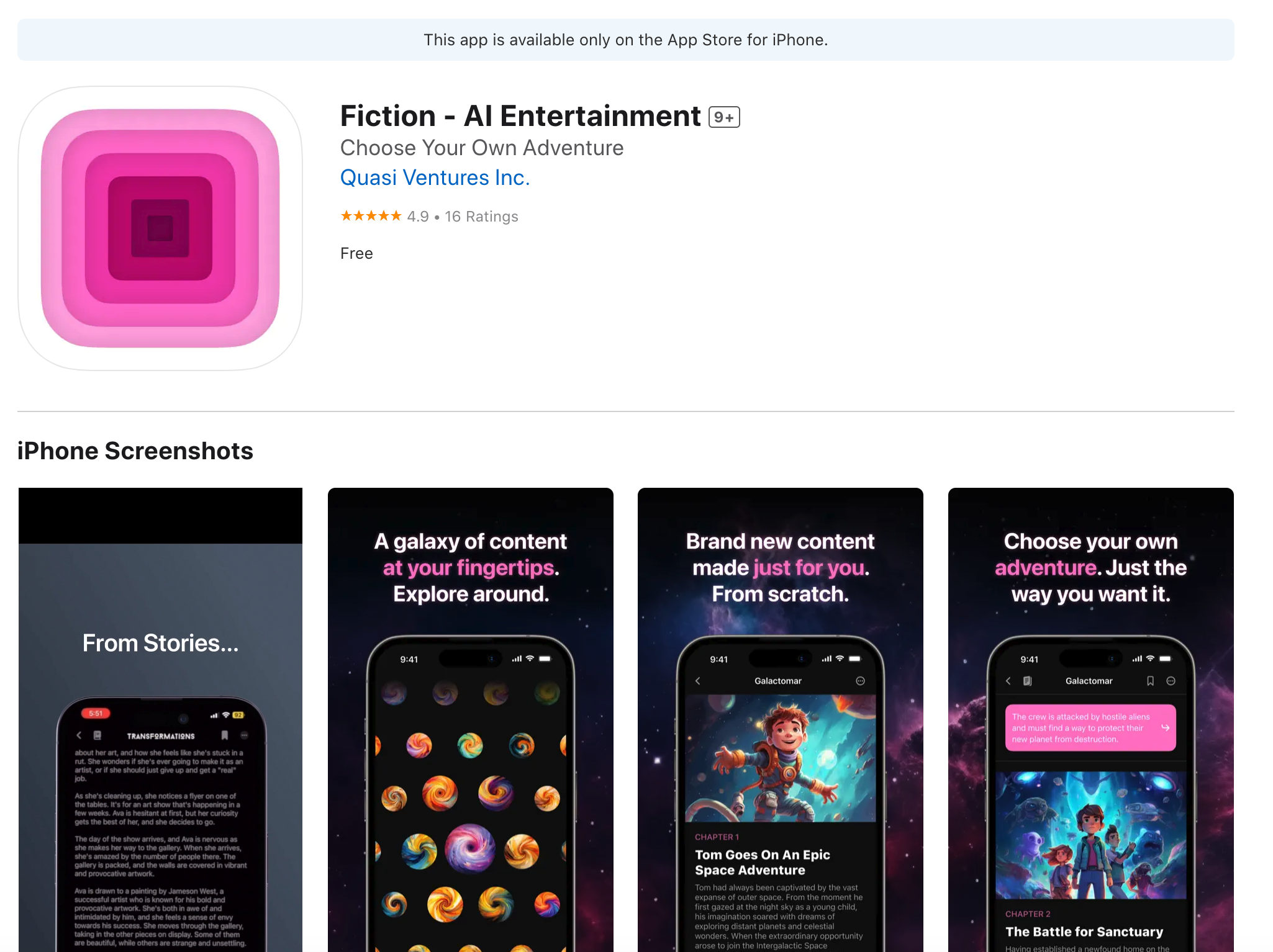 Fiction AI Entertainment