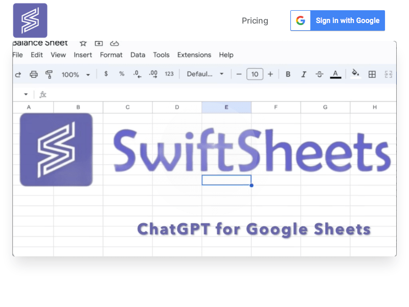 Swiftsheets