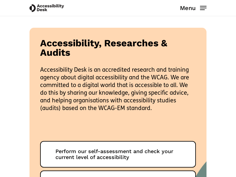 Accessibility Desk