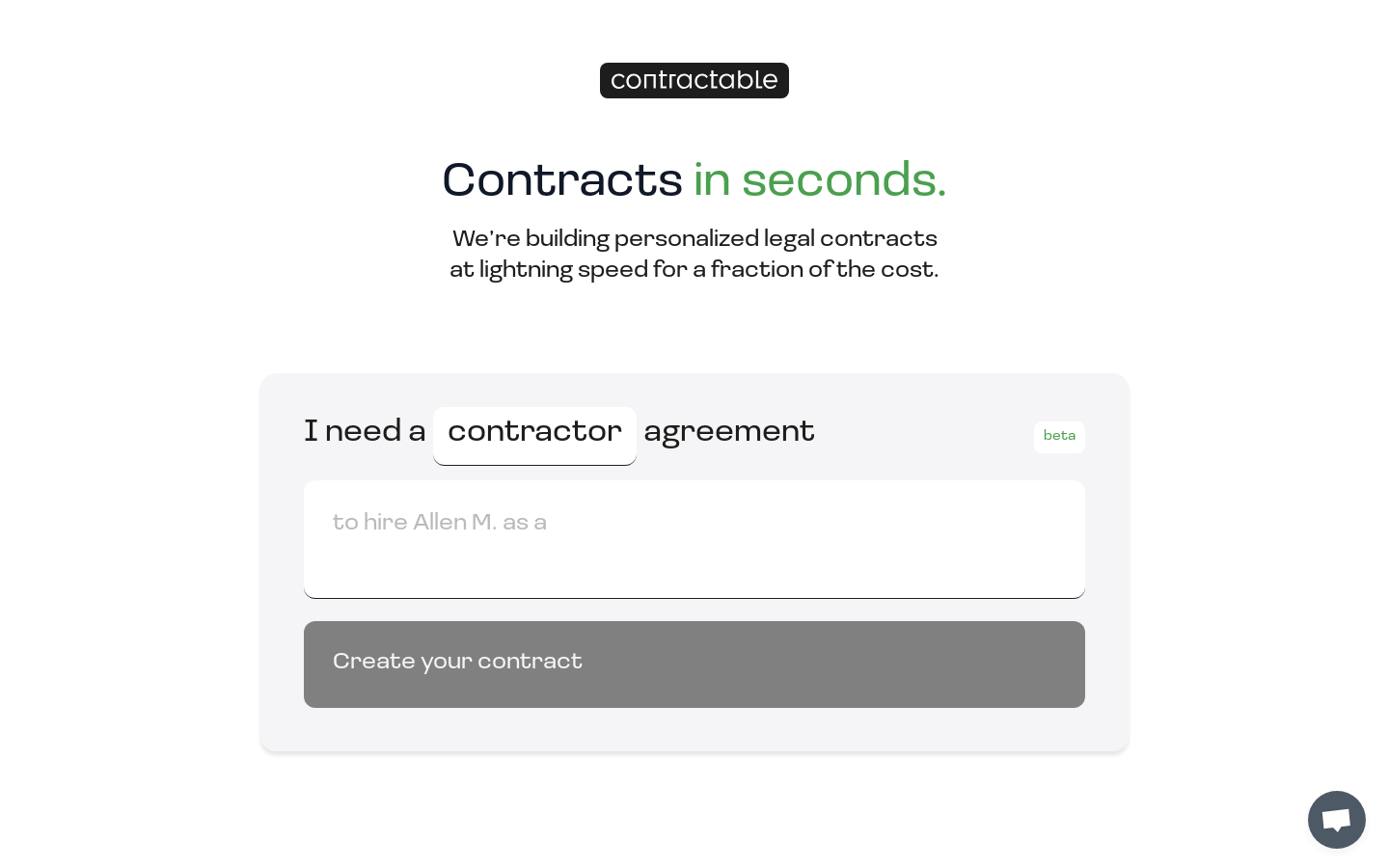 Contractable