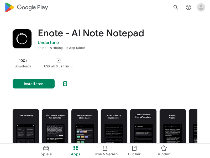 Enote   AI Note Notebook