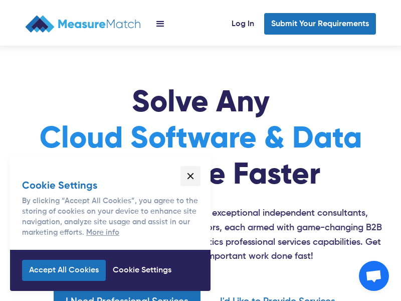 AI Driven MeasureMatch Projects