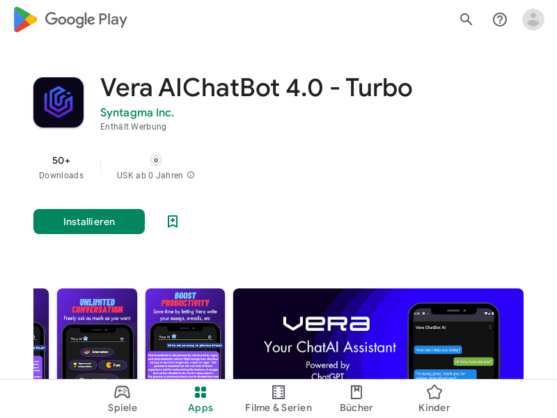 Vera AIChatBot 4.0   Turbo