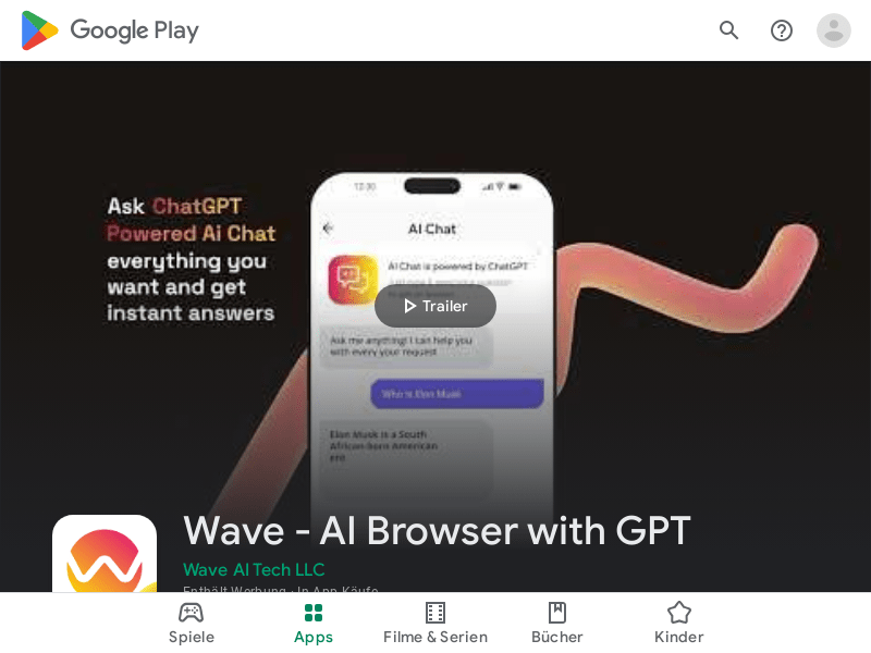 Wave   AI Browser With GPT