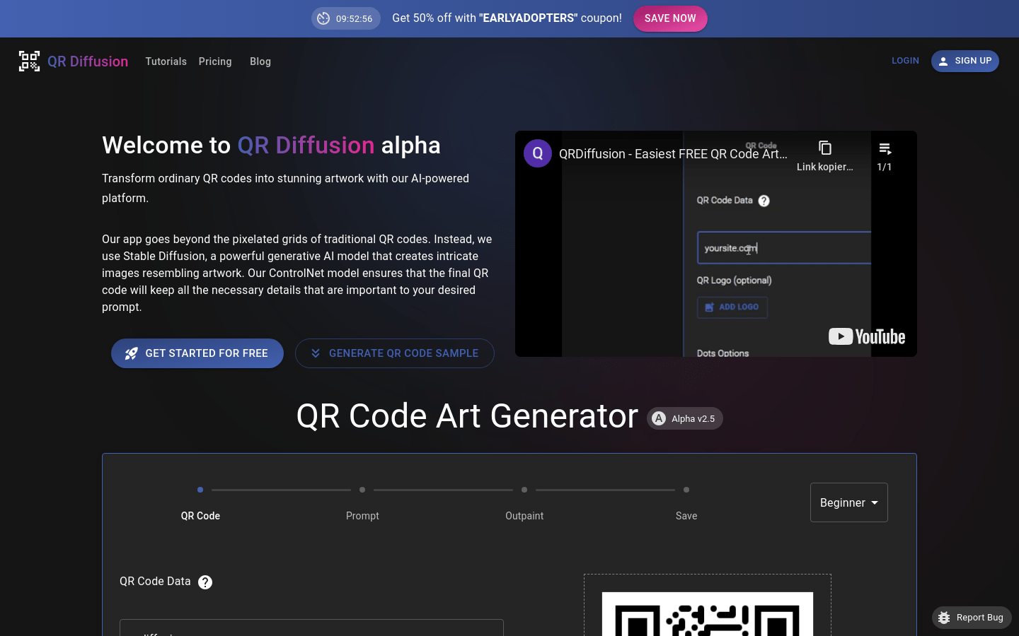 QR Diffusion