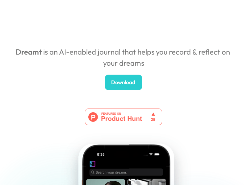 Dreamt   Dream Journal