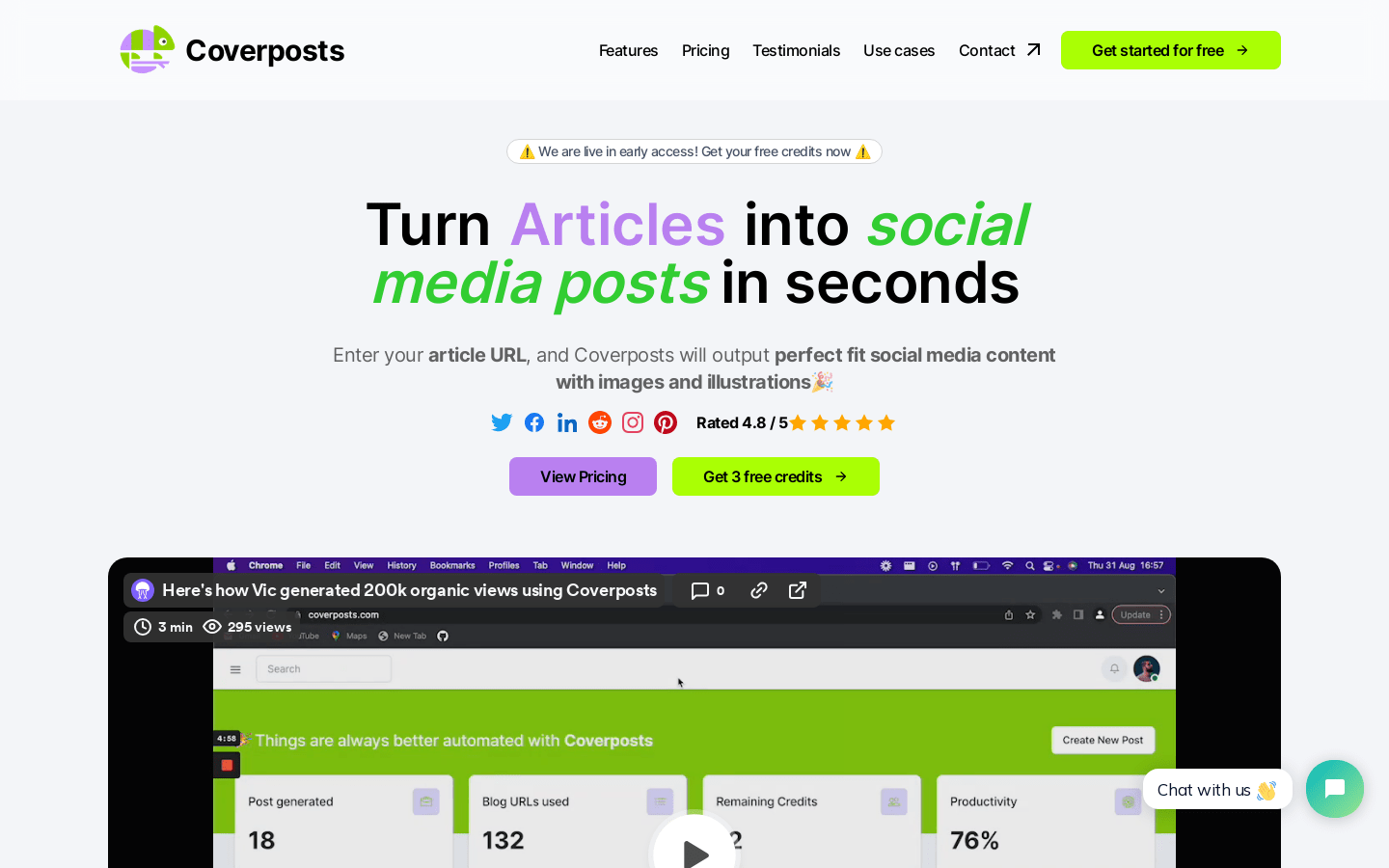 Coverposts