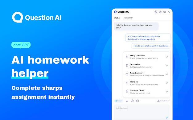 Questionai Homework GPT4 Powered AI Assistant