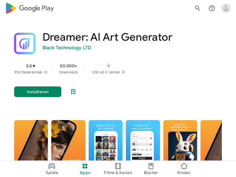 Dreamer: AI Art Generator