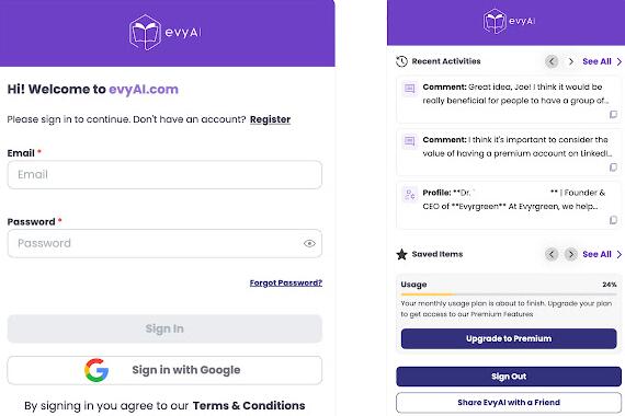 Evyai   Content AI For LinkedIn Using OpenAI
