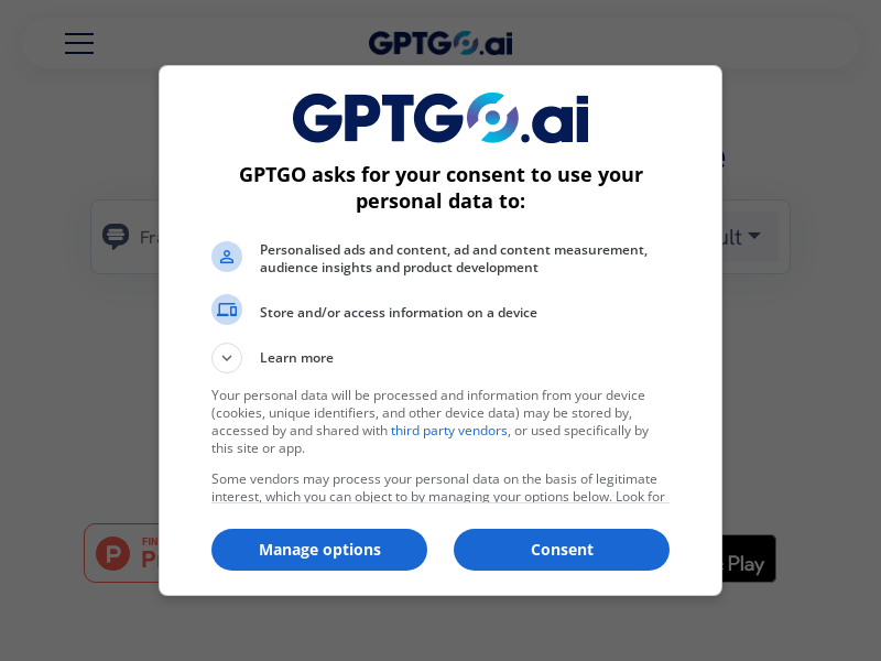 GPTGO.AI (Formerly GooGPT)