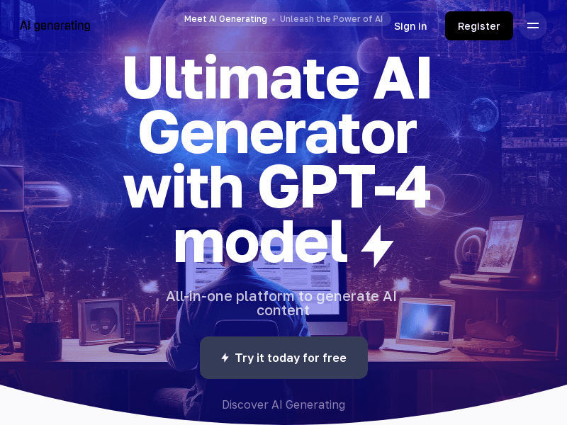 AI Generating   Ultimate AI Generator