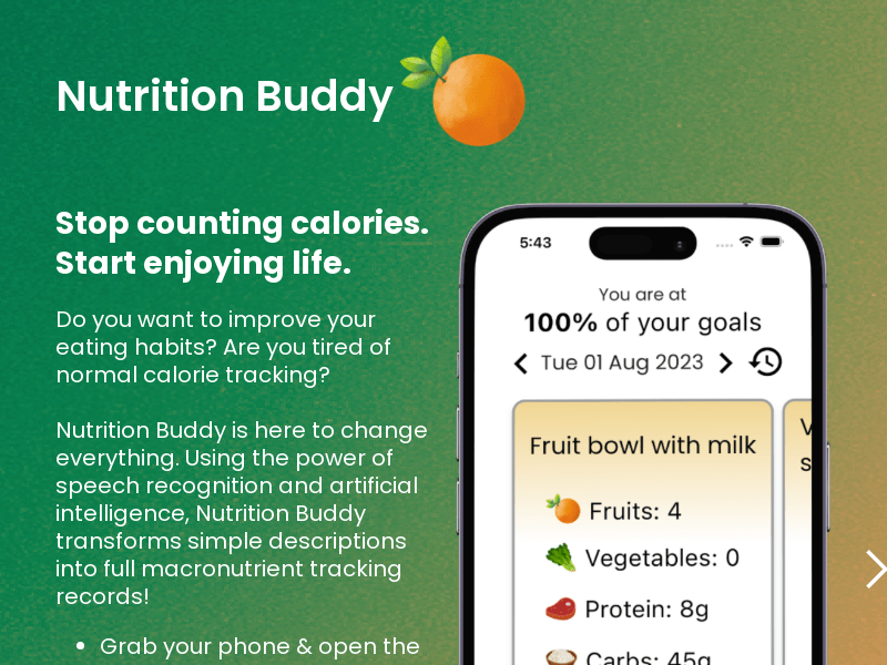 Nutrition Buddy