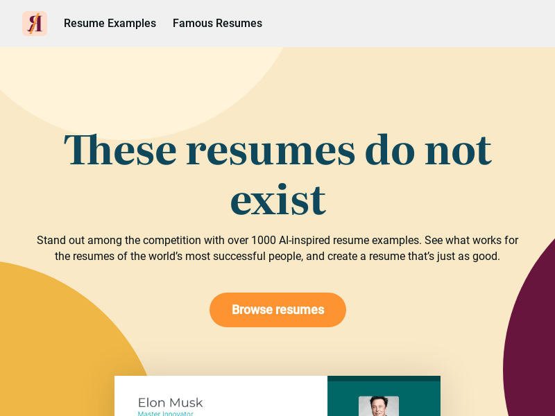 Chatgpt Famous Resumes