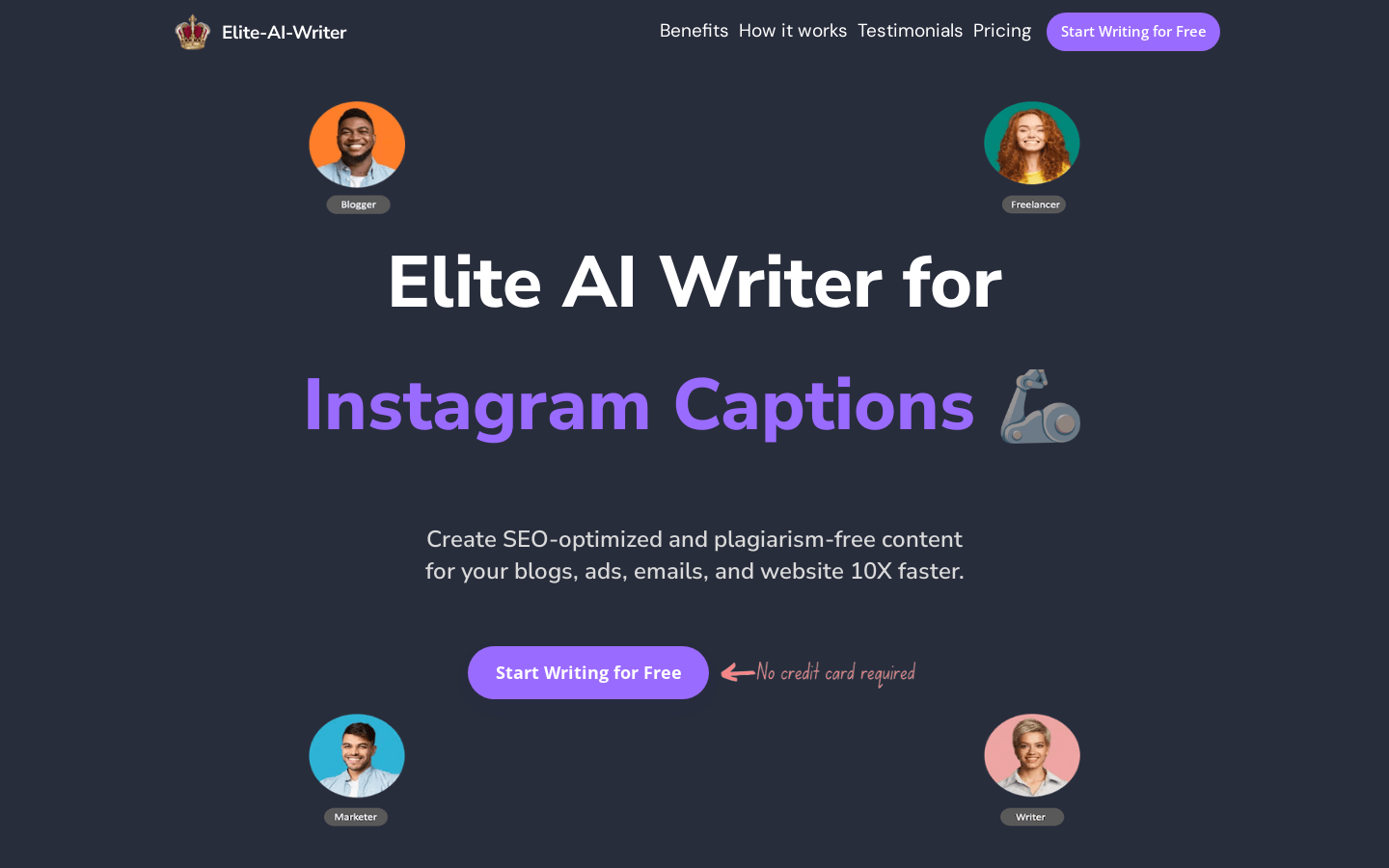 Elite AI Writer For Instagr