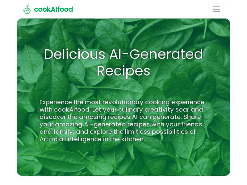 Cookaifood