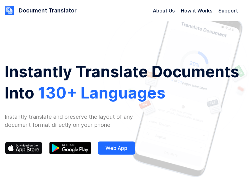 Deftpdf Document Translator