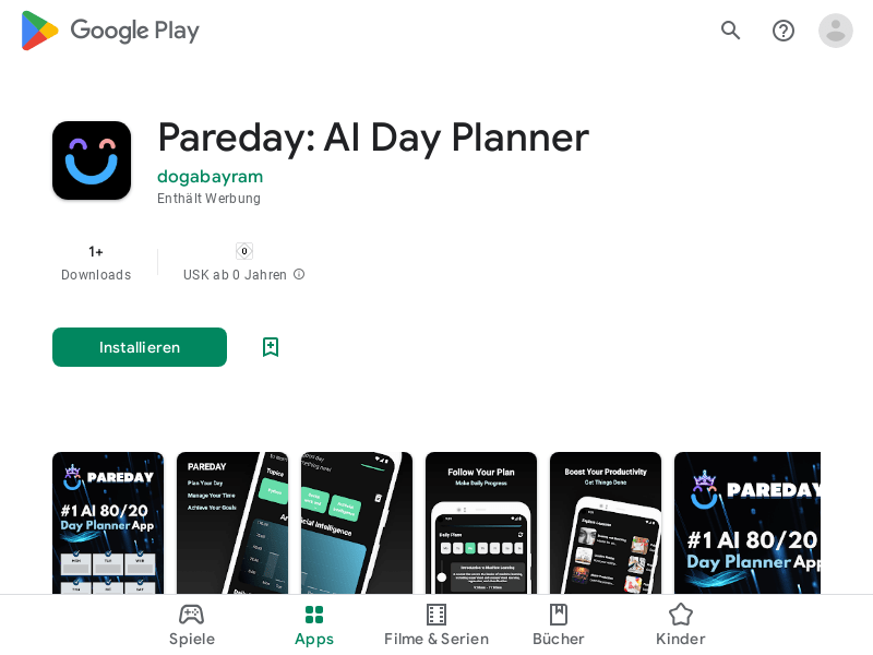 Pareday: AI Day Planner