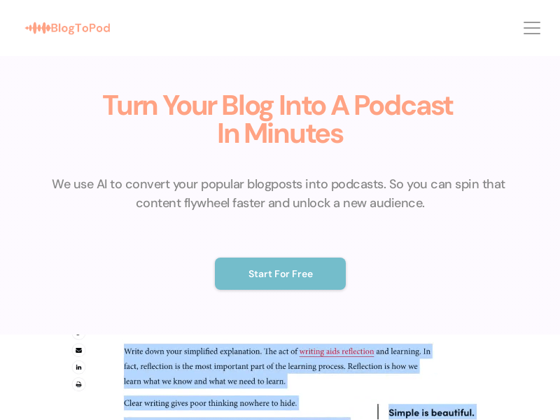 Blogtopod