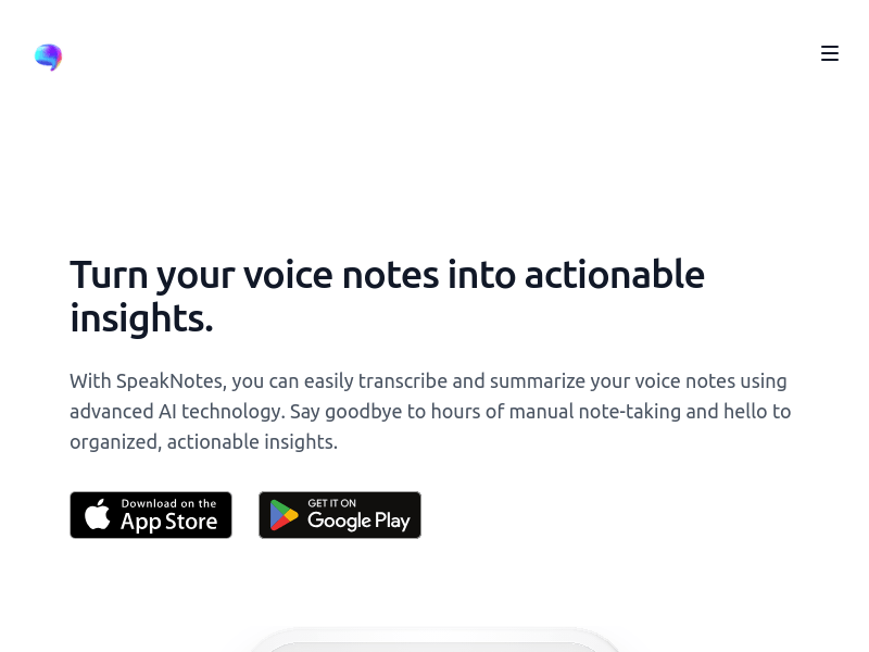 Speaknotes