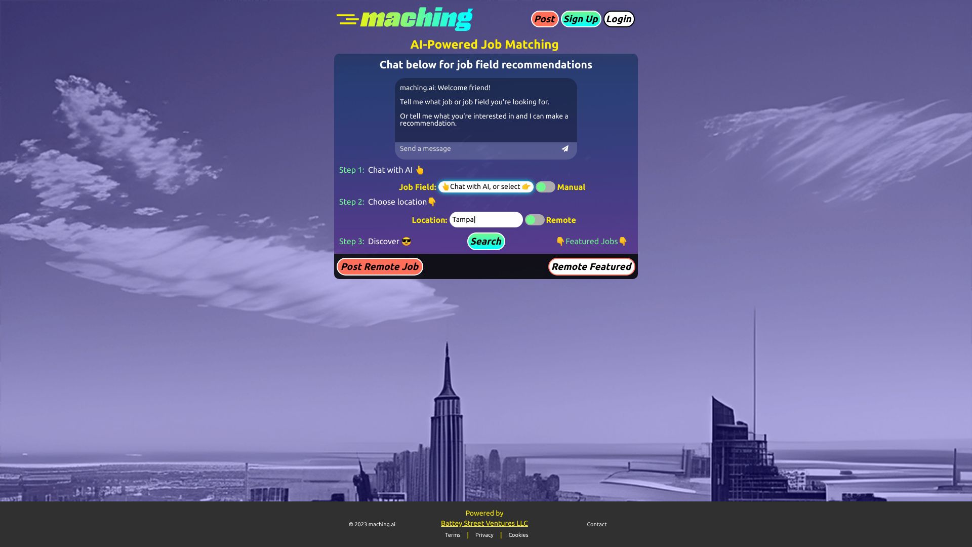 Maching.ai   AI Powered Job Matching